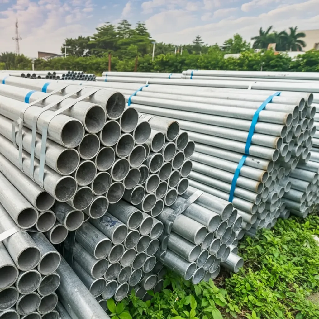 Welded galvanized steel pipe image thumbnail