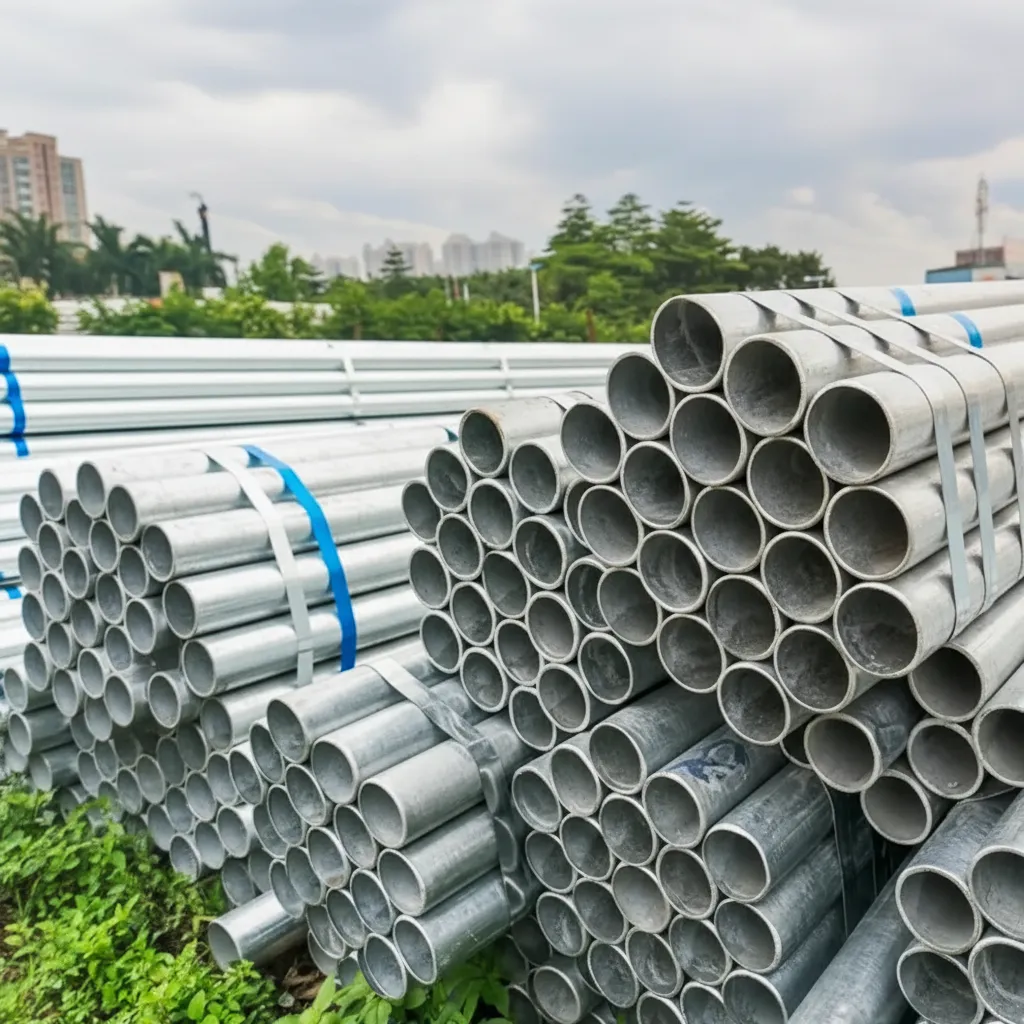 Hot dipped galvanized steel pipe