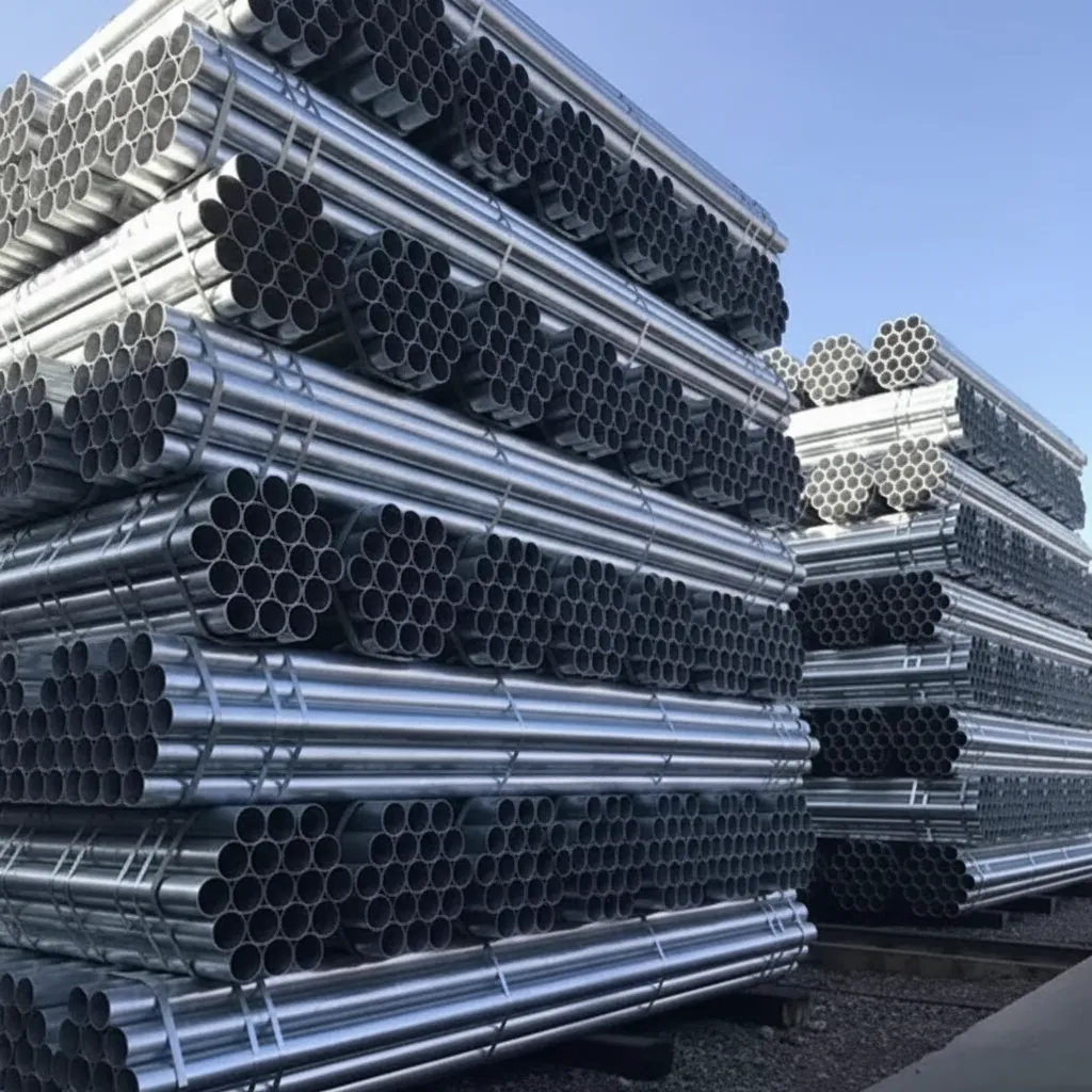 Galvanized steel pipe for construction image thumbnail