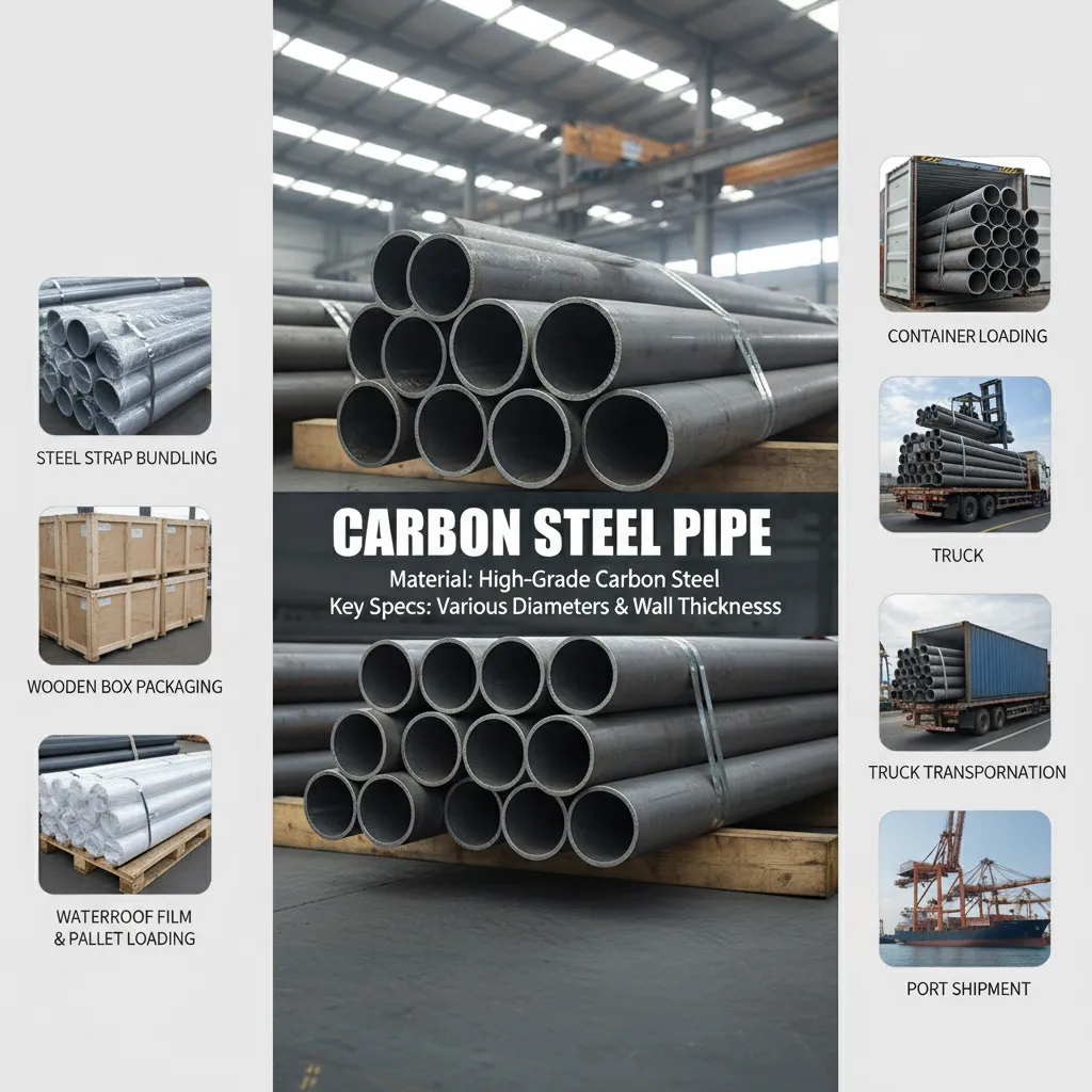 Round carbon steel pipe wholesale