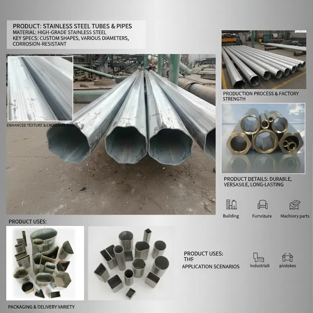 Custom shape steel tube supplier