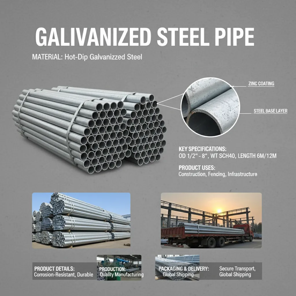 ASTM a53 galvanized steel pipe supplier