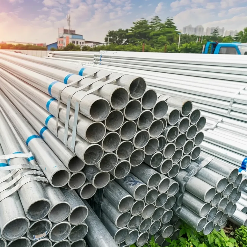 Galvanized steel pipe
