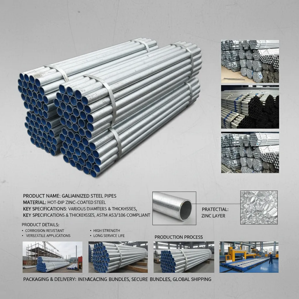 Hot dipped galvanized steel pipe supplier