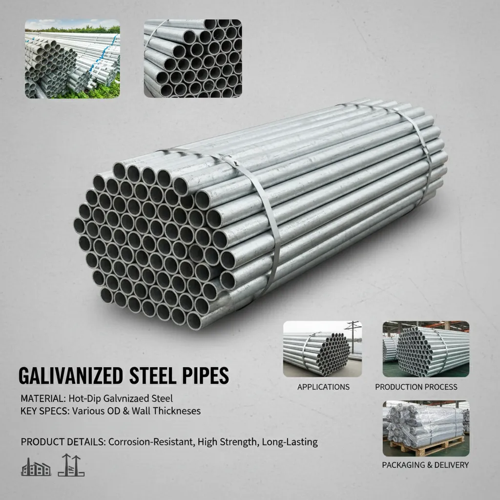 Galvanized steel pipe exporter China