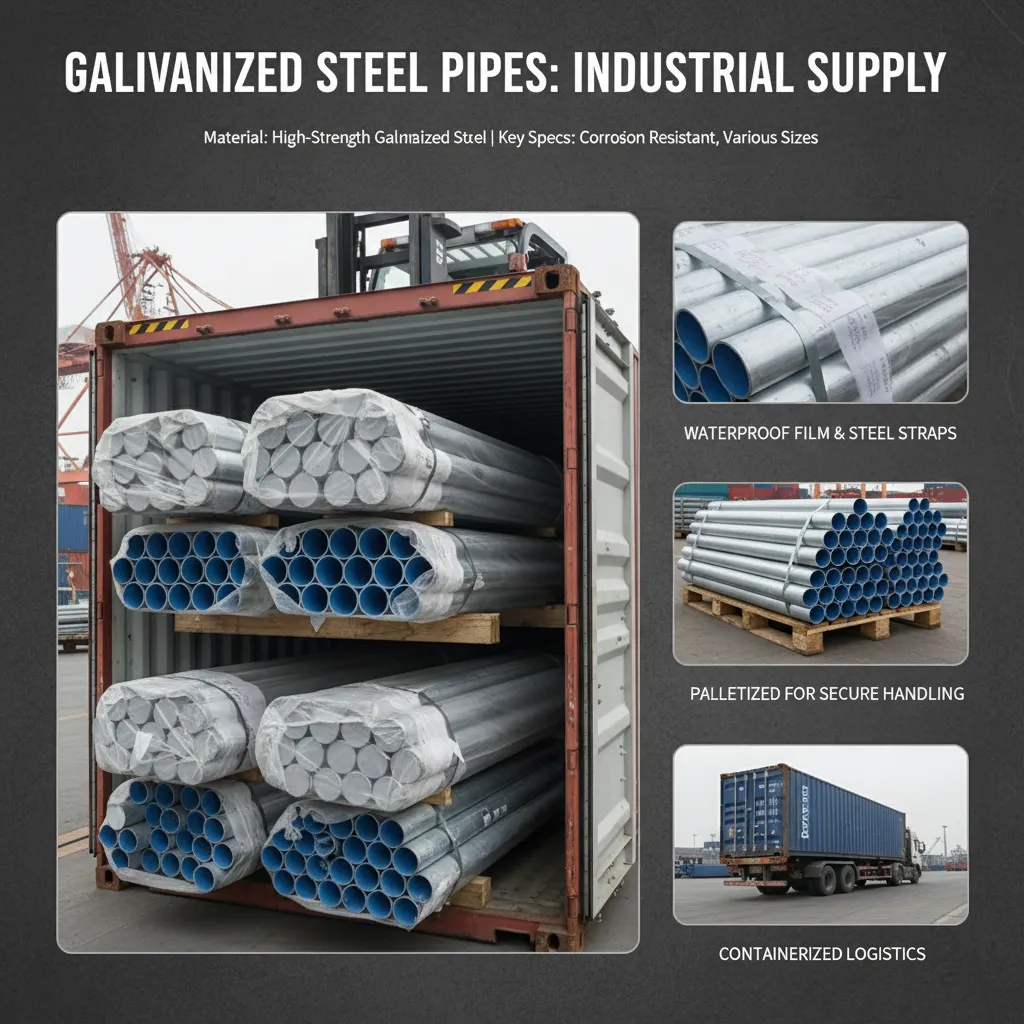 Galvanized steel pipe wholesale