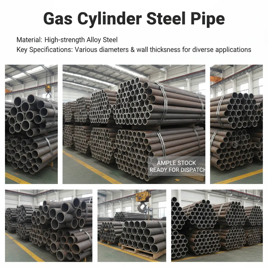 Steel pipe for gas cylinder factory