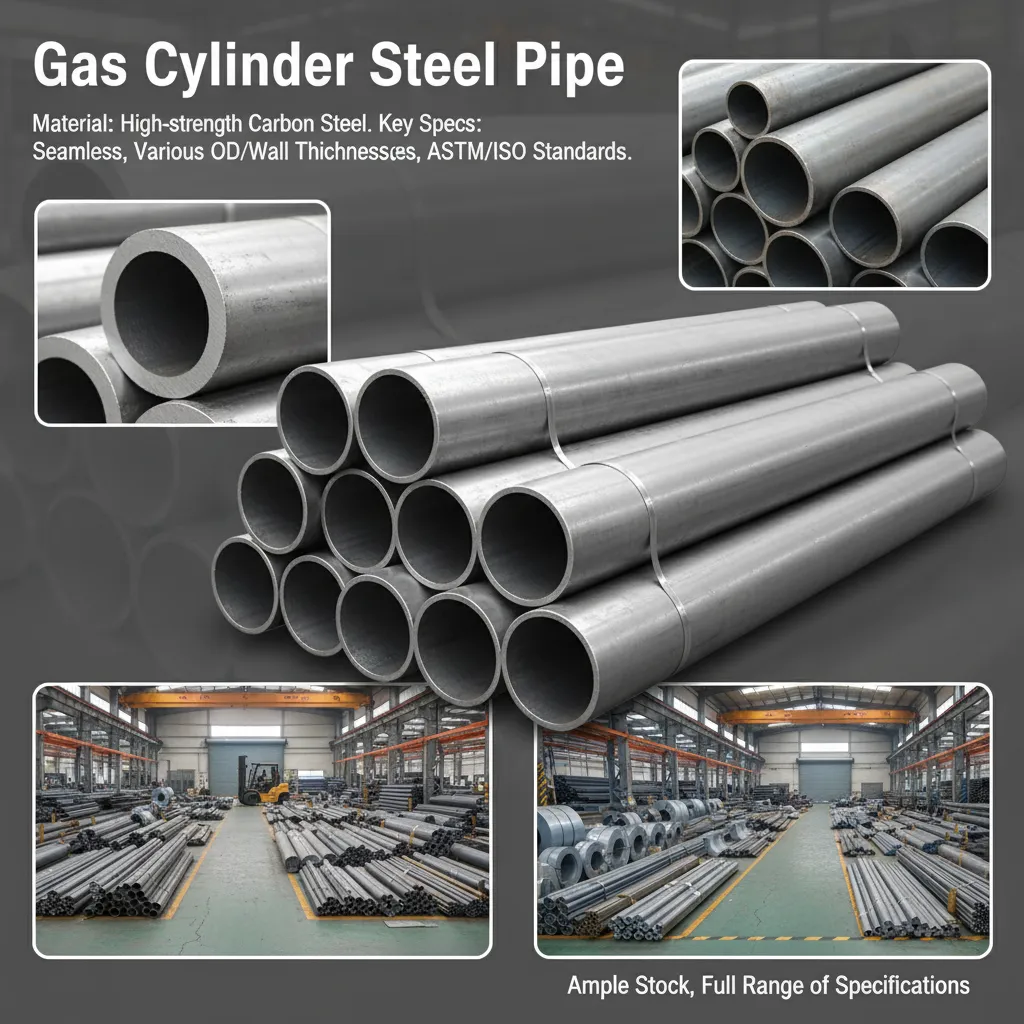 Gas cylinder steel pipe factory