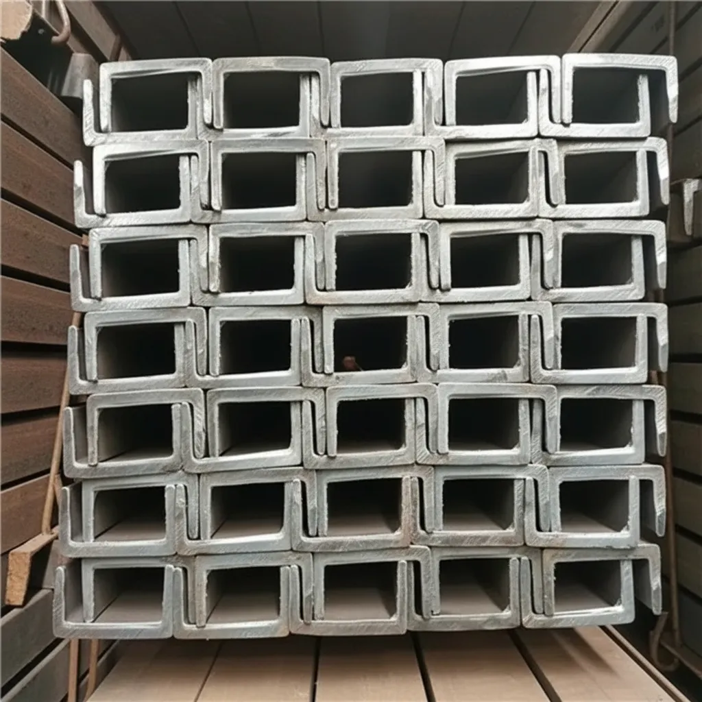 Channel steel for construction