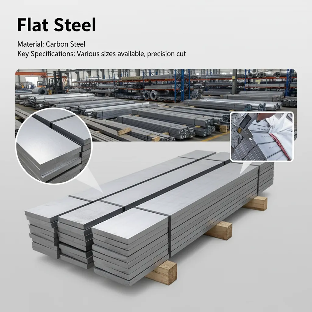 Galvanized flat steel factory