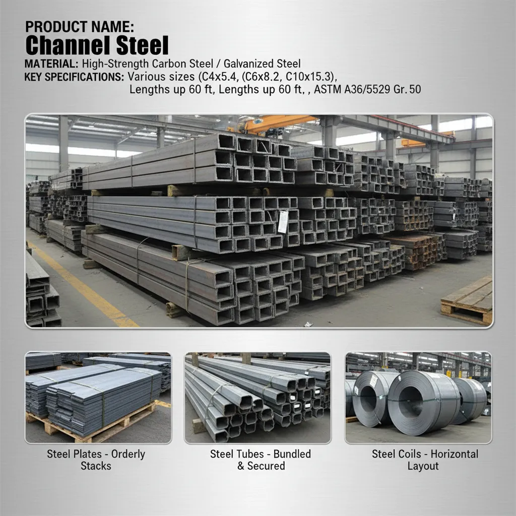 Steel channel profile wholesale