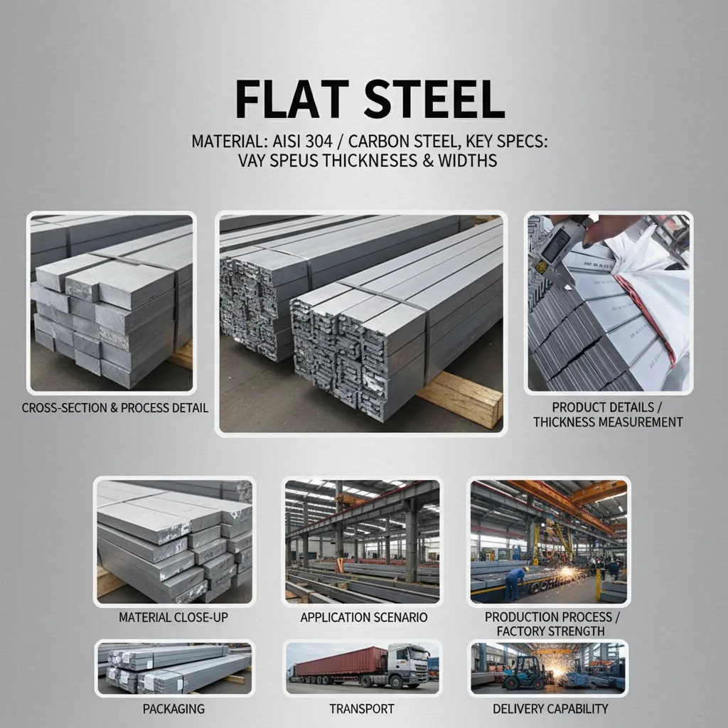 Galvanized flat steel supplier