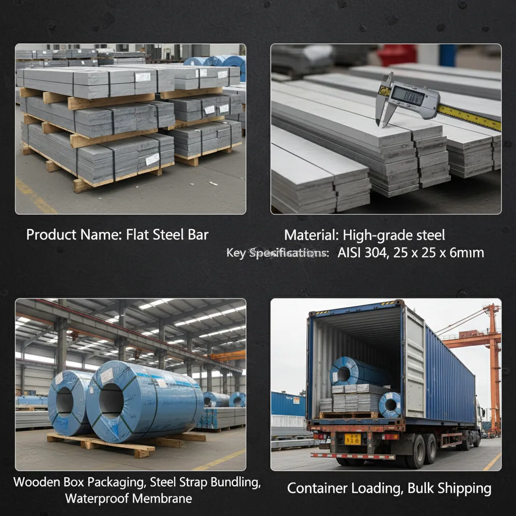 Galvanized flat steel manufacturer