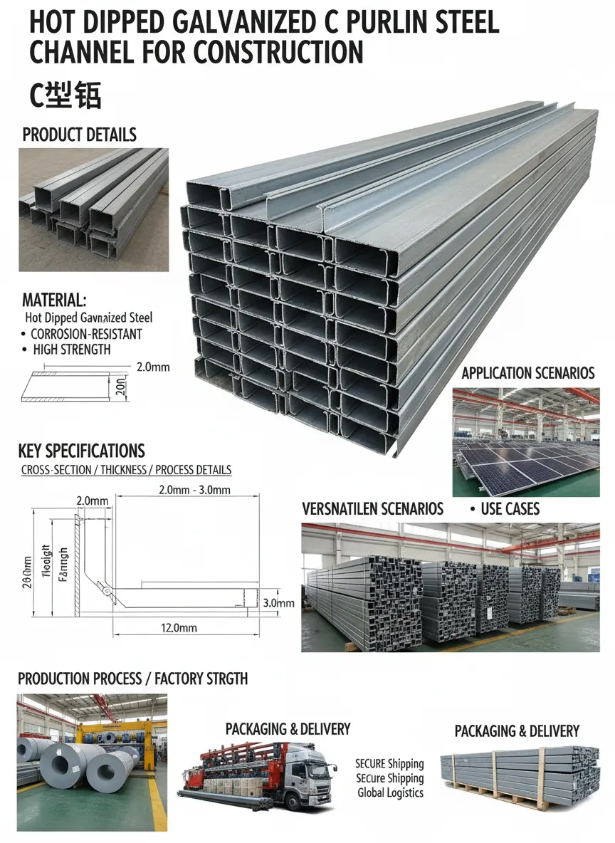 C-shaped steel manufacturer