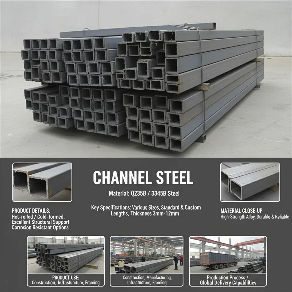Steel channel profile supplier