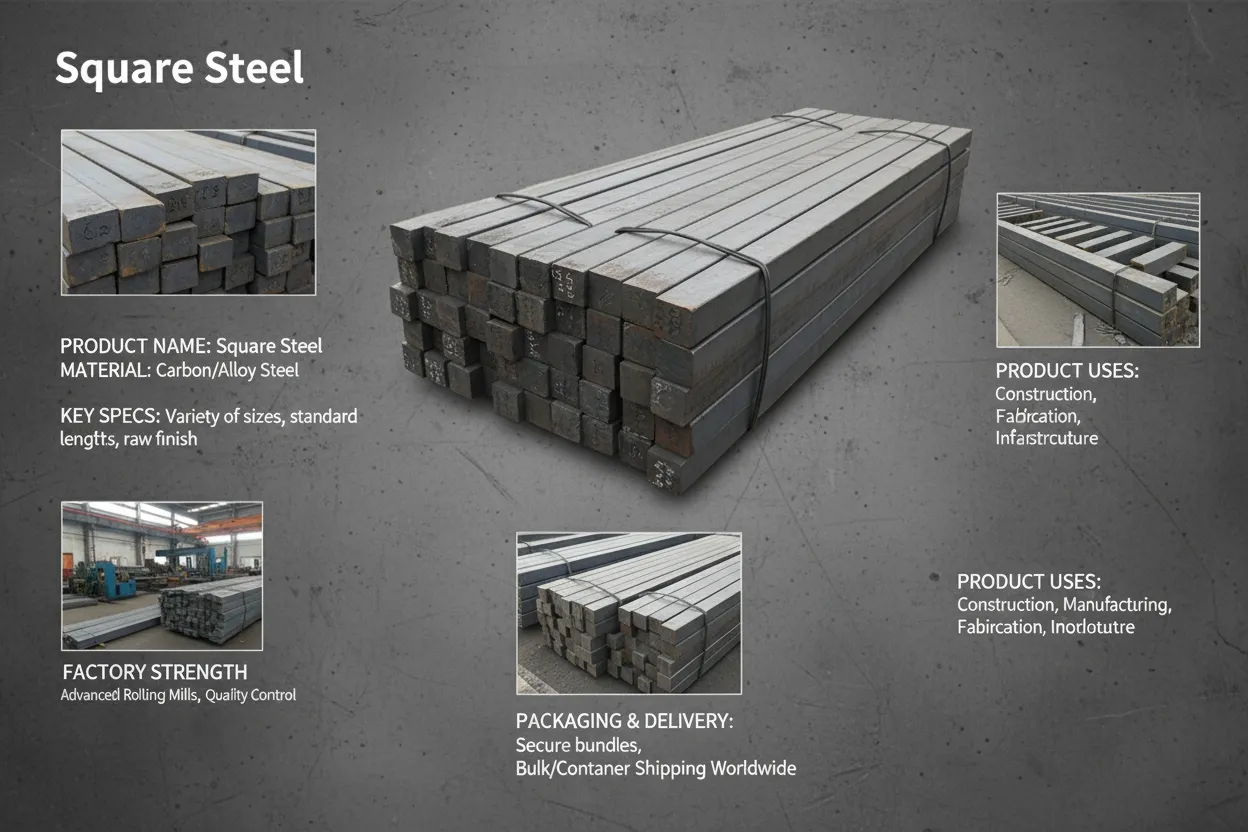 High strength square steel supplier