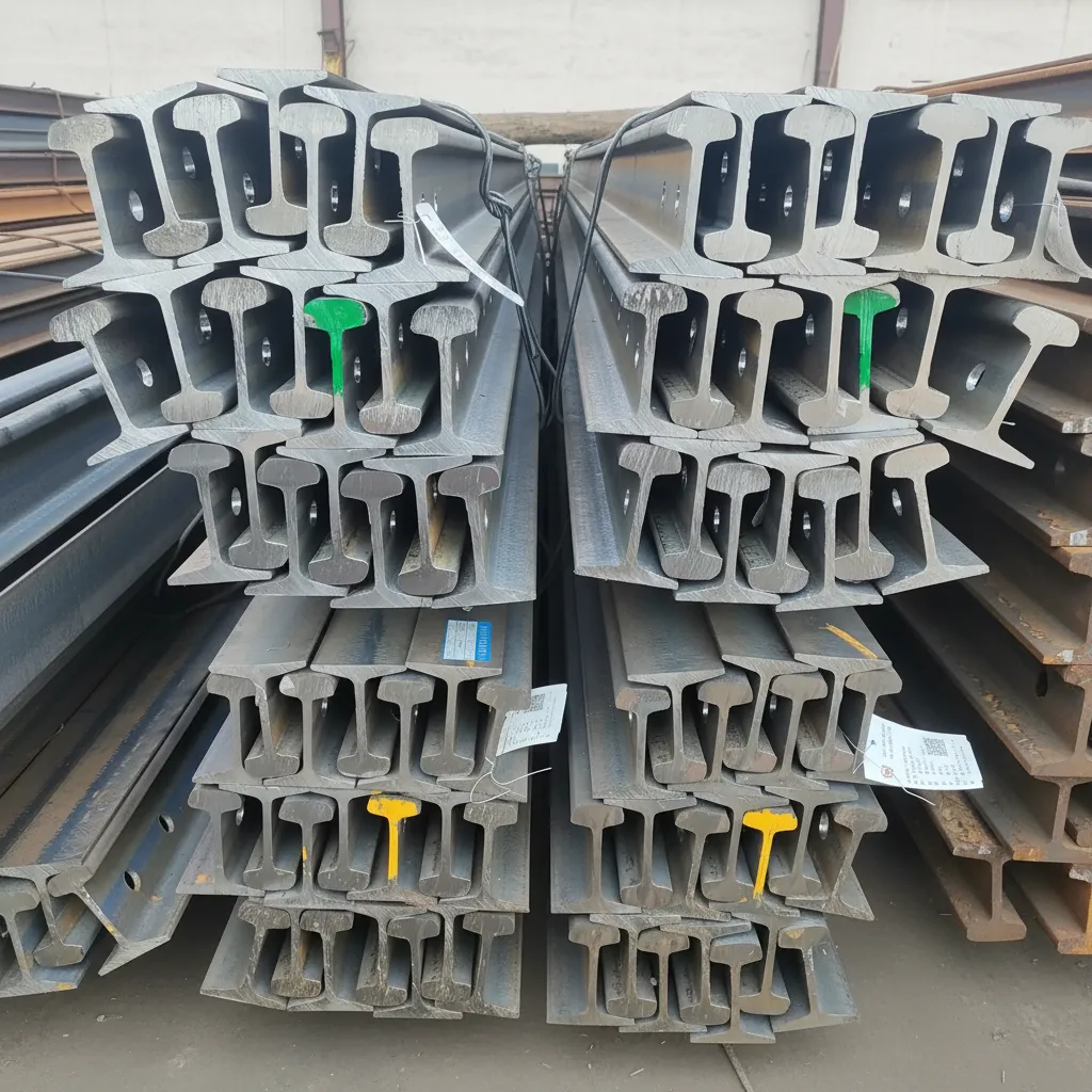 Steel rail for railway image thumbnail
