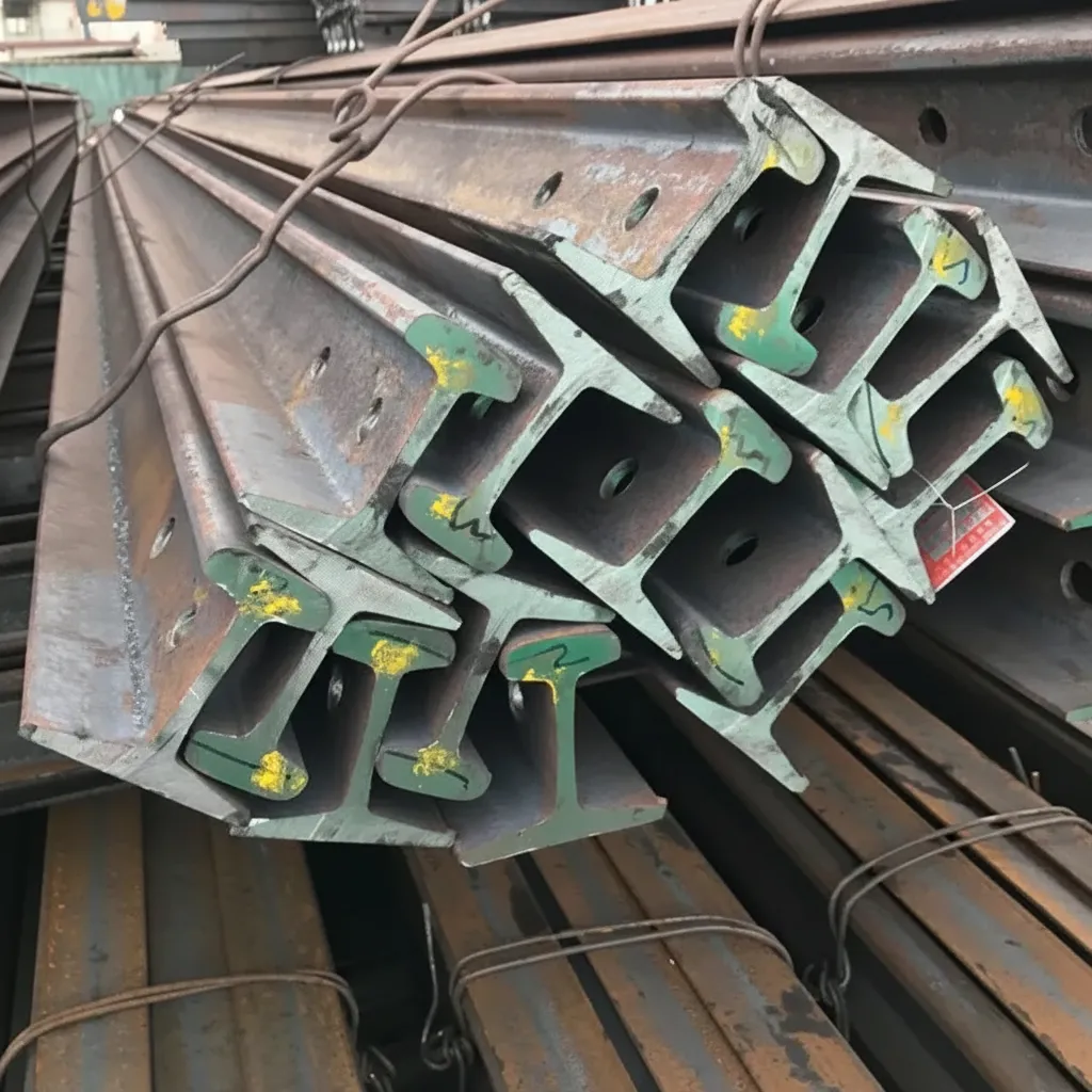 Steel rail for railway