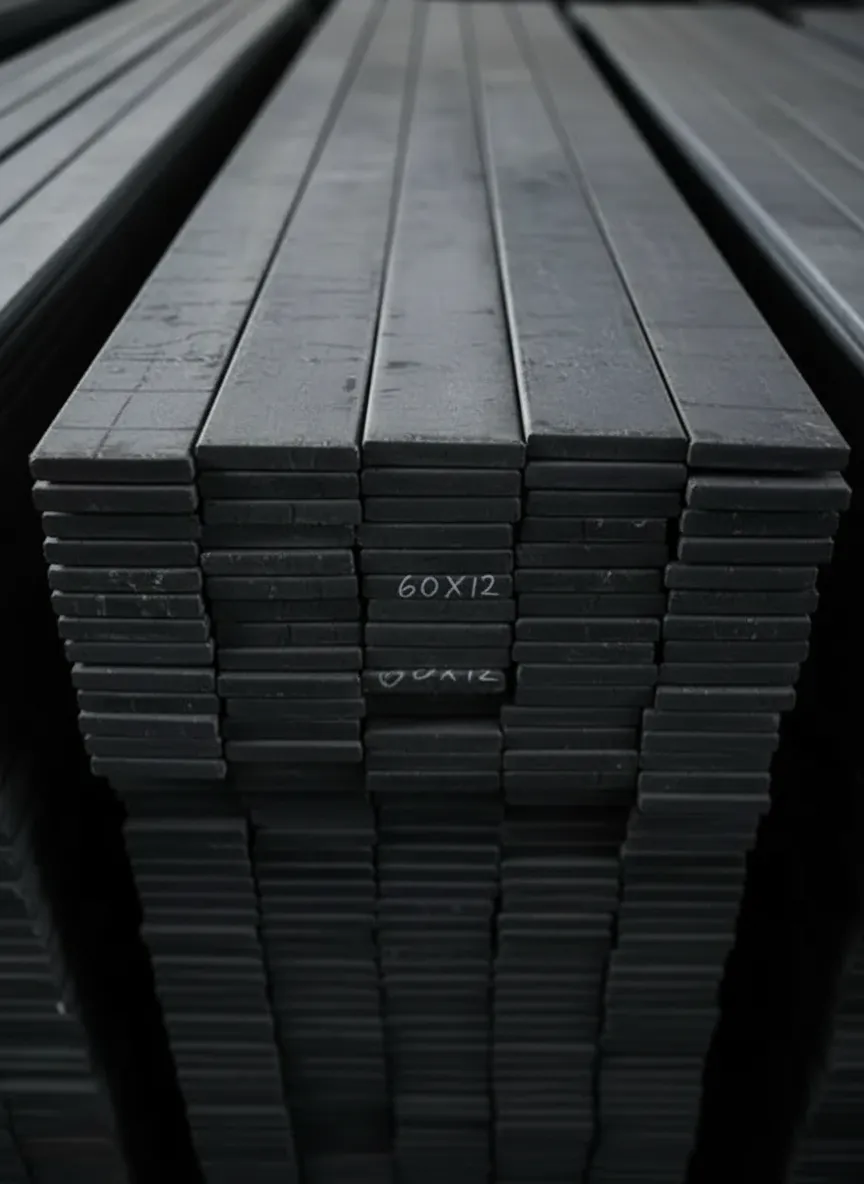 Flat steel for construction