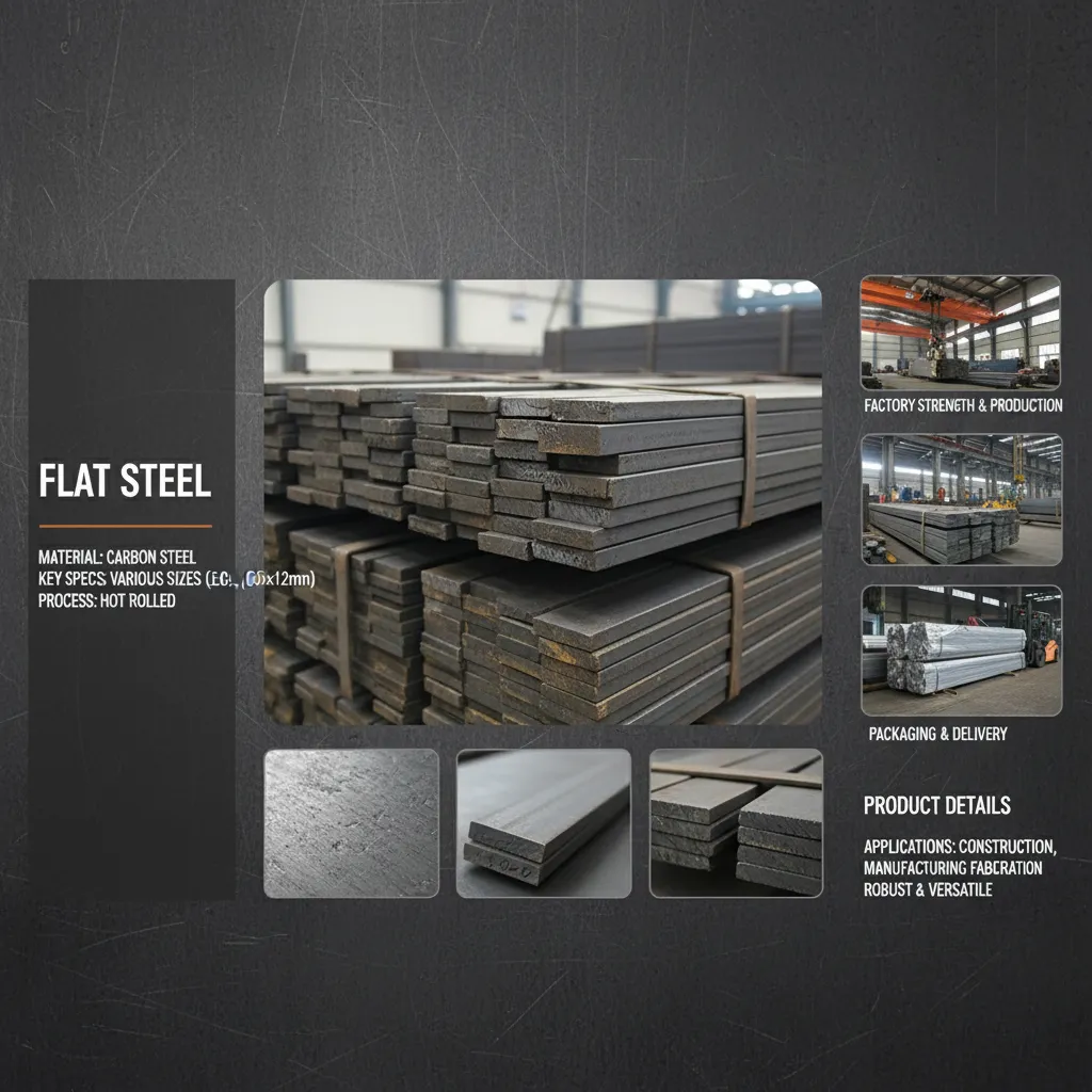 Flat steel for construction supplier