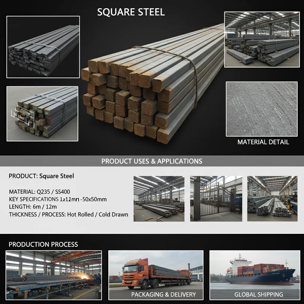 Square steel bar supplier