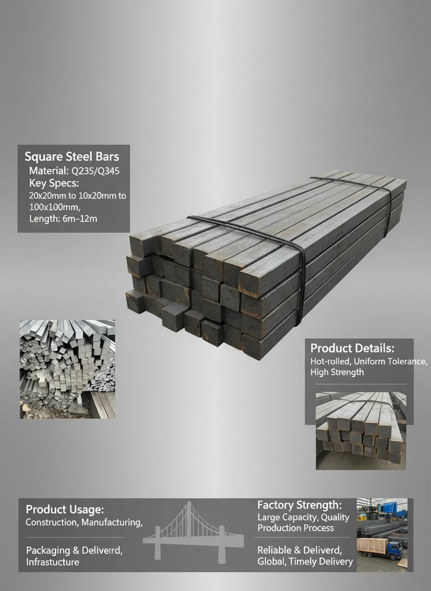 Square steel price supplier