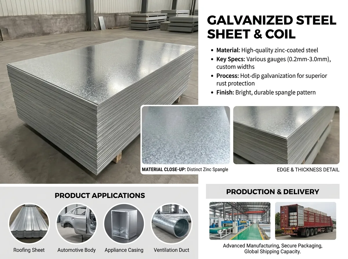 galvanized structural steel for construction supplier