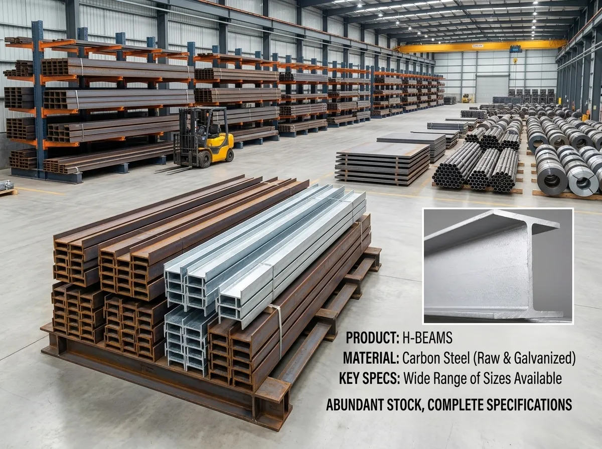 structural steel H beam sizes and prices wholesale