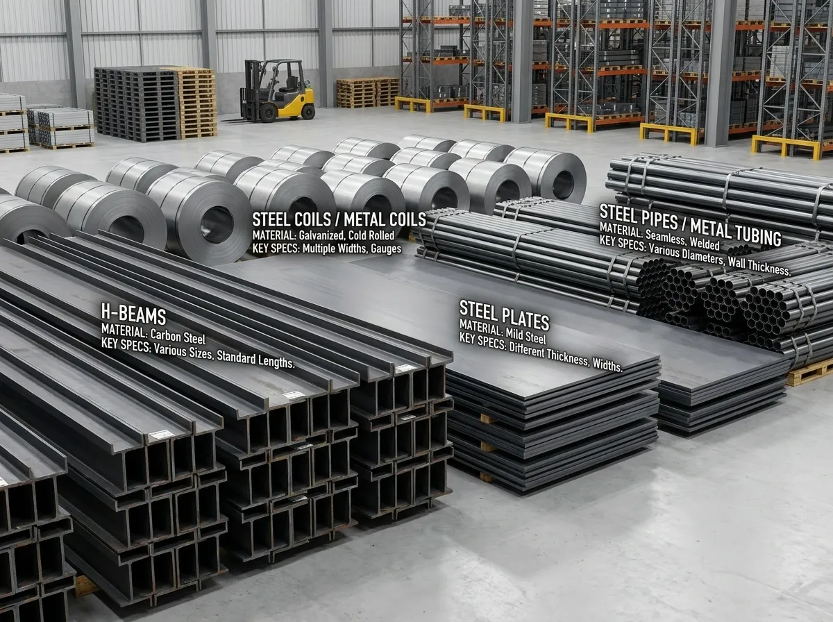 structural steel beams factory