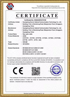 Certification