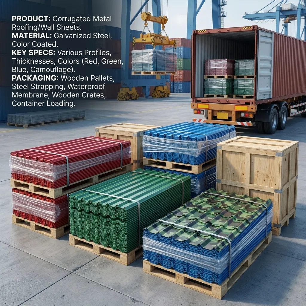 Color-coated corrugated roofing sheets manufacturer