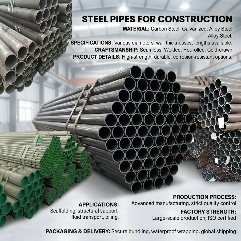 carbon steel pipe for construction applications supplier