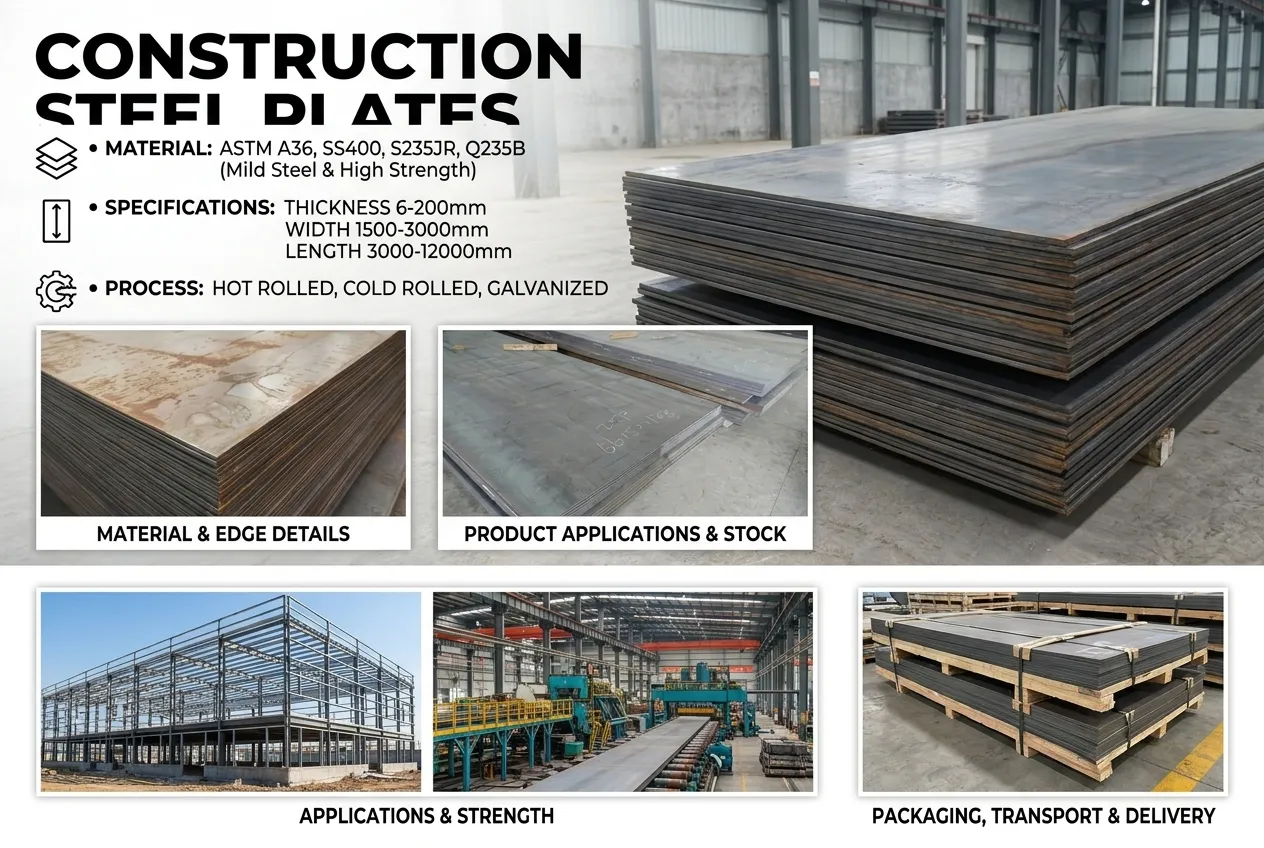 steel plates for shipbuilding and construction supplier