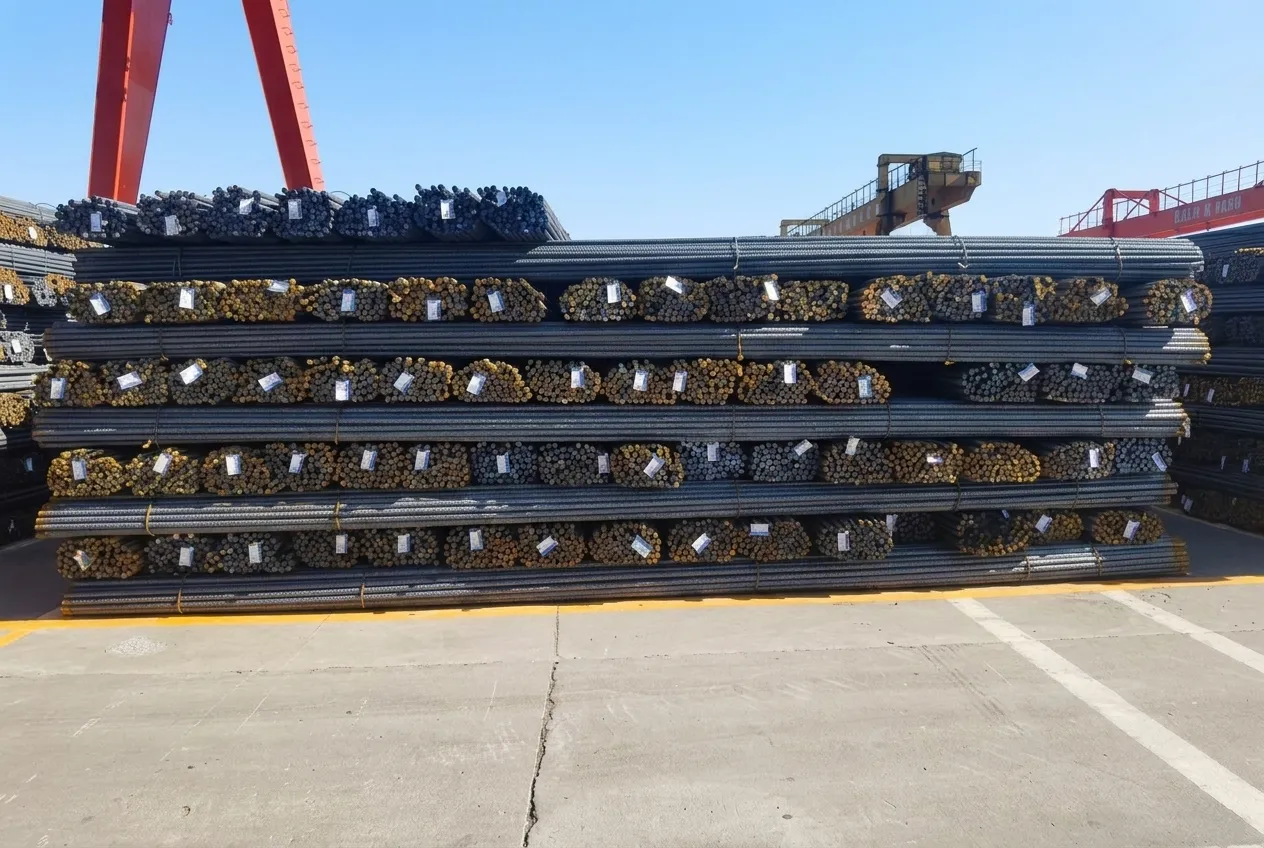 Standard grade steel rebar