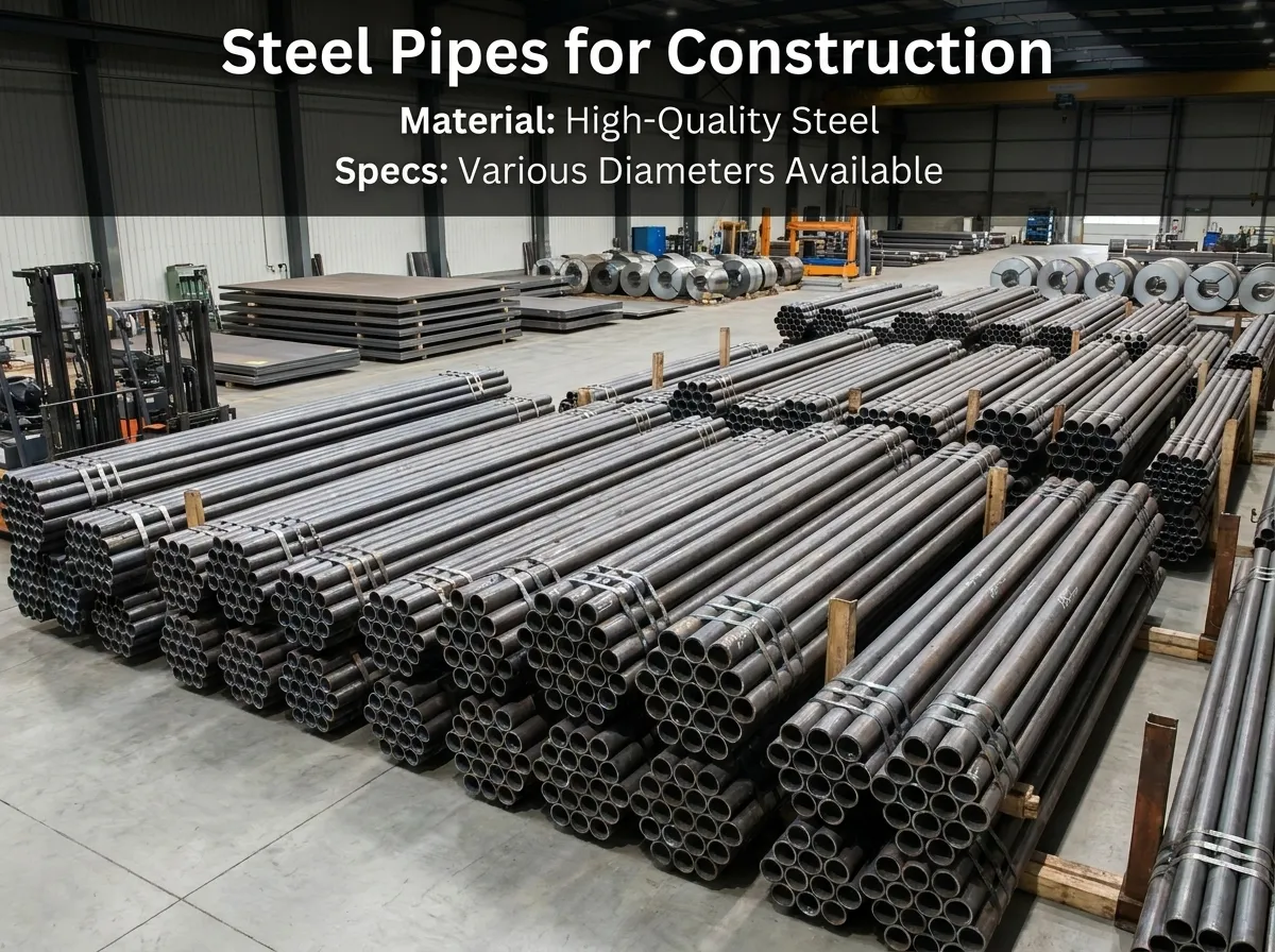 seamless steel pipe for structural construction factory