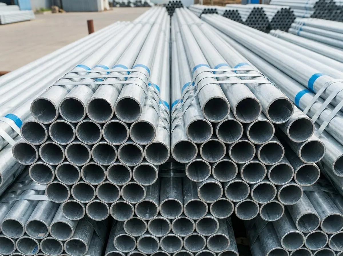 galvanized steel pipe for construction use