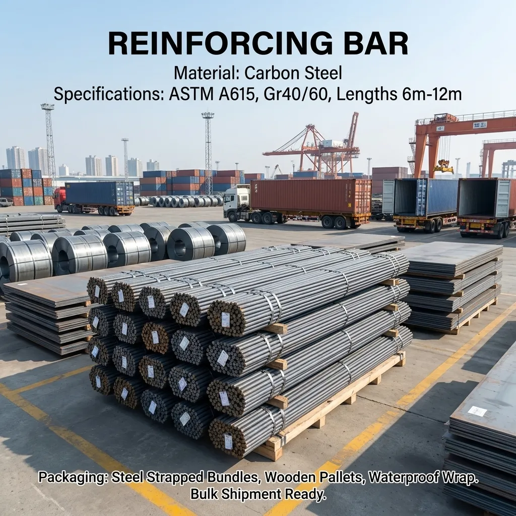ASTM A615 grade 60 rebar exporter