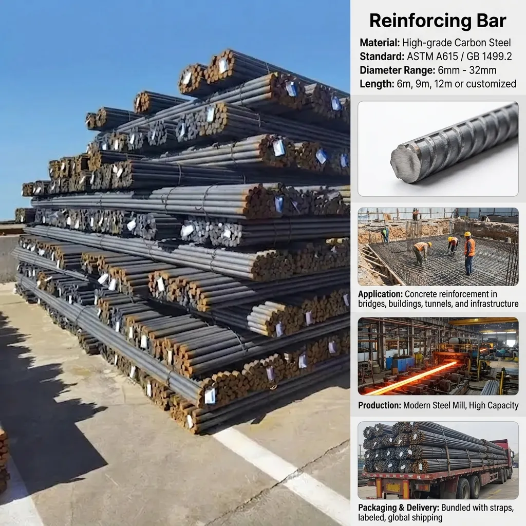 BS standard reinforcing steel bars supplier