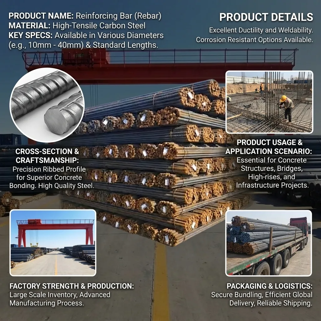 different sizes of rebar for construction supplier