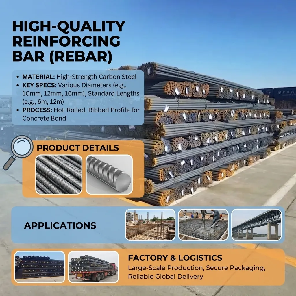 reinforcing steel for bridge construction supplier