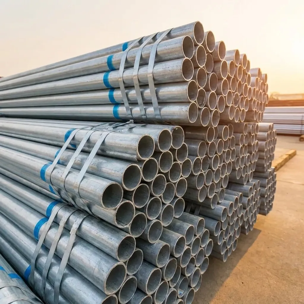 galvanized steel pipe for construction use image thumbnail
