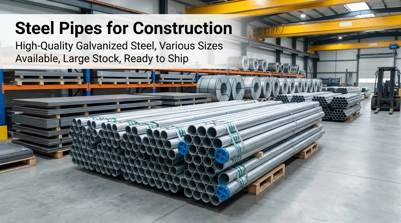 galvanized steel pipe for construction use wholesale