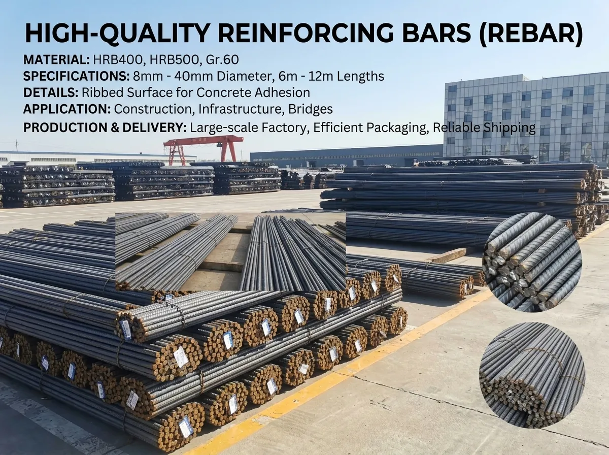 HRB400 HRB500 steel rebar supplier