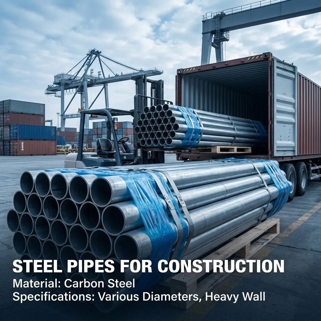 welded steel pipe for building construction manufacturer