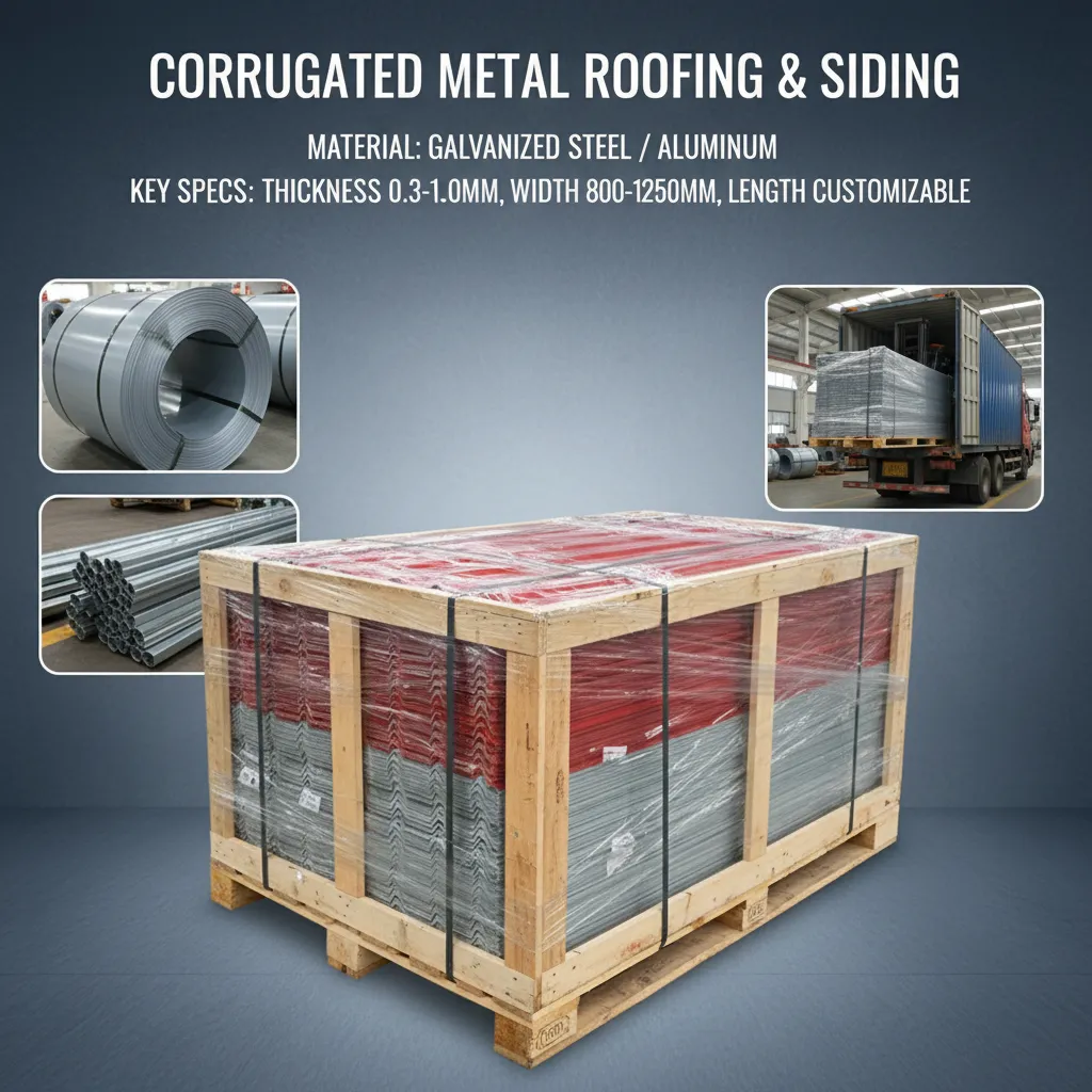 Roofing sheets for industrial buildings manufacturer