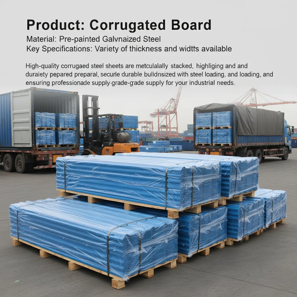 Corrugated steel roofing sheets for construction manufacturer