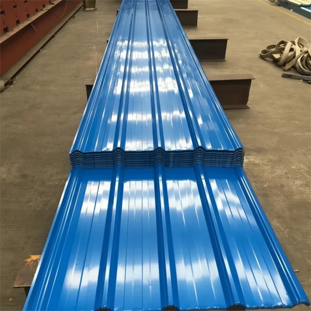 Corrugated steel roofing sheets for construction image thumbnail