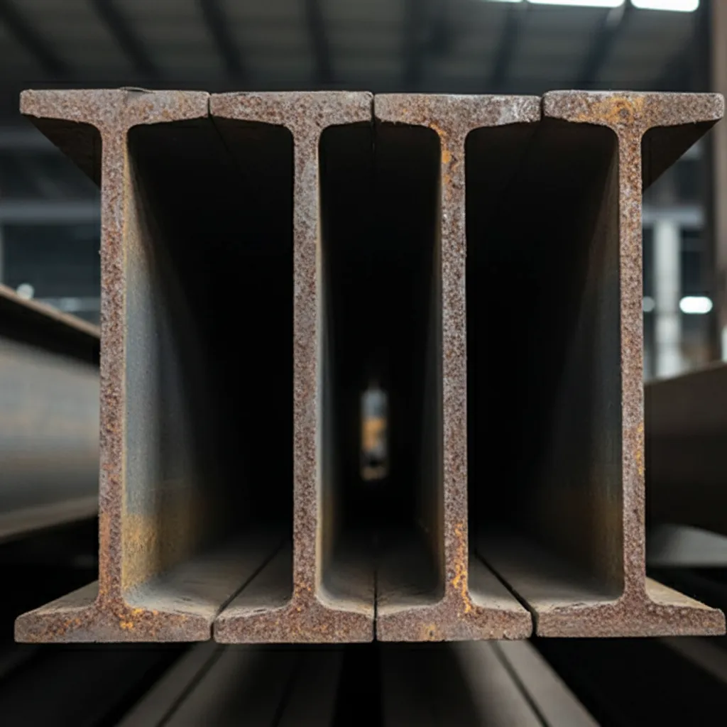 Structural steel i-beams for building image thumbnail