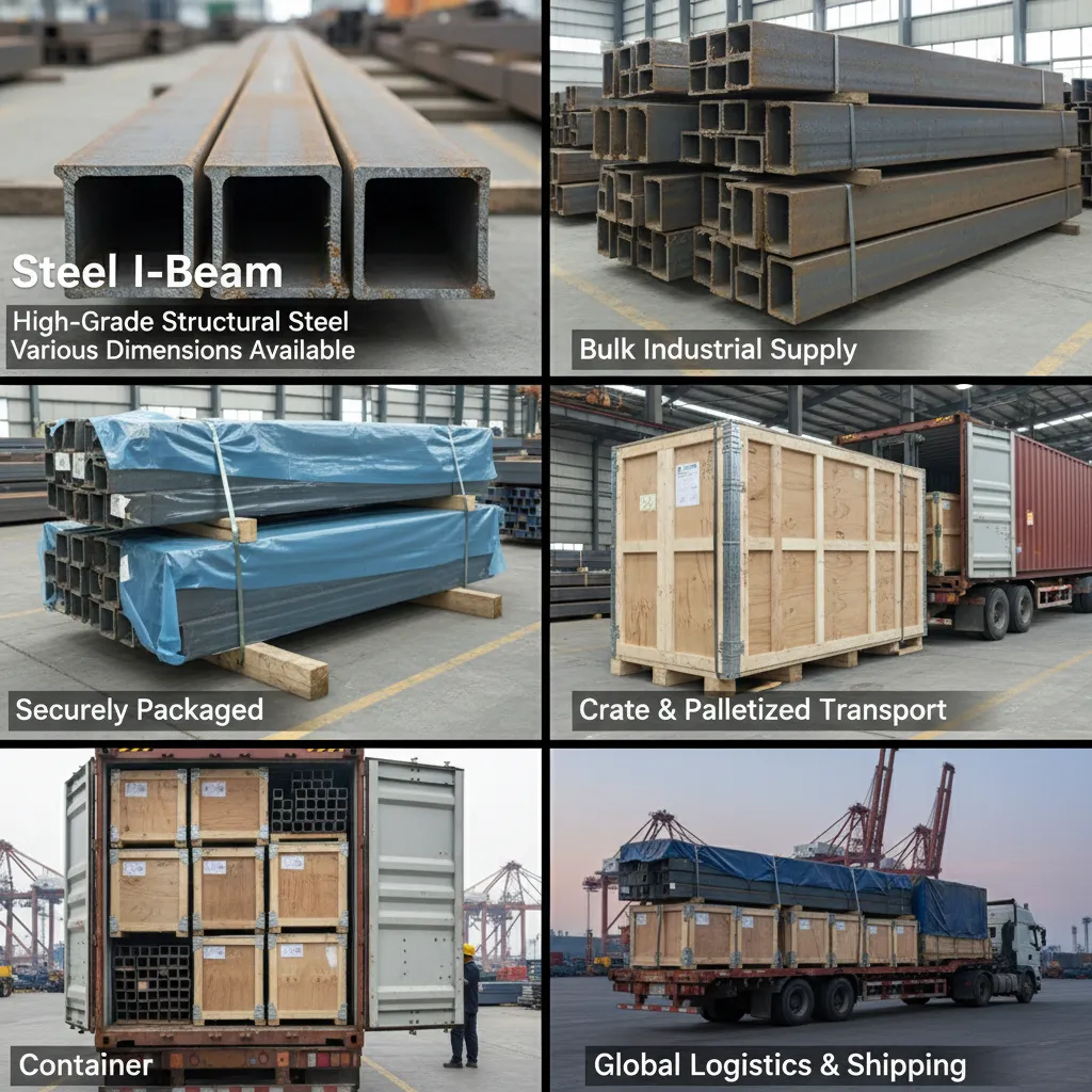 Structural steel i-beams for building manufacturer
