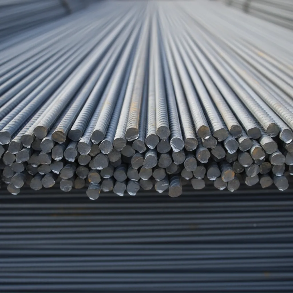 Reinforcing steel bars for construction image thumbnail